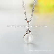 Small Pearl 925 Silver Necklace Hot Selling In Western Country 2016 Wholesale SCR016